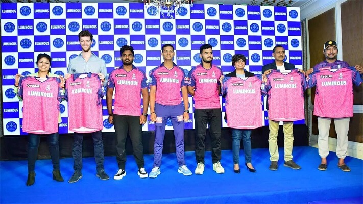 Спонсори команди IPL - Rajasthan Royals (RR)